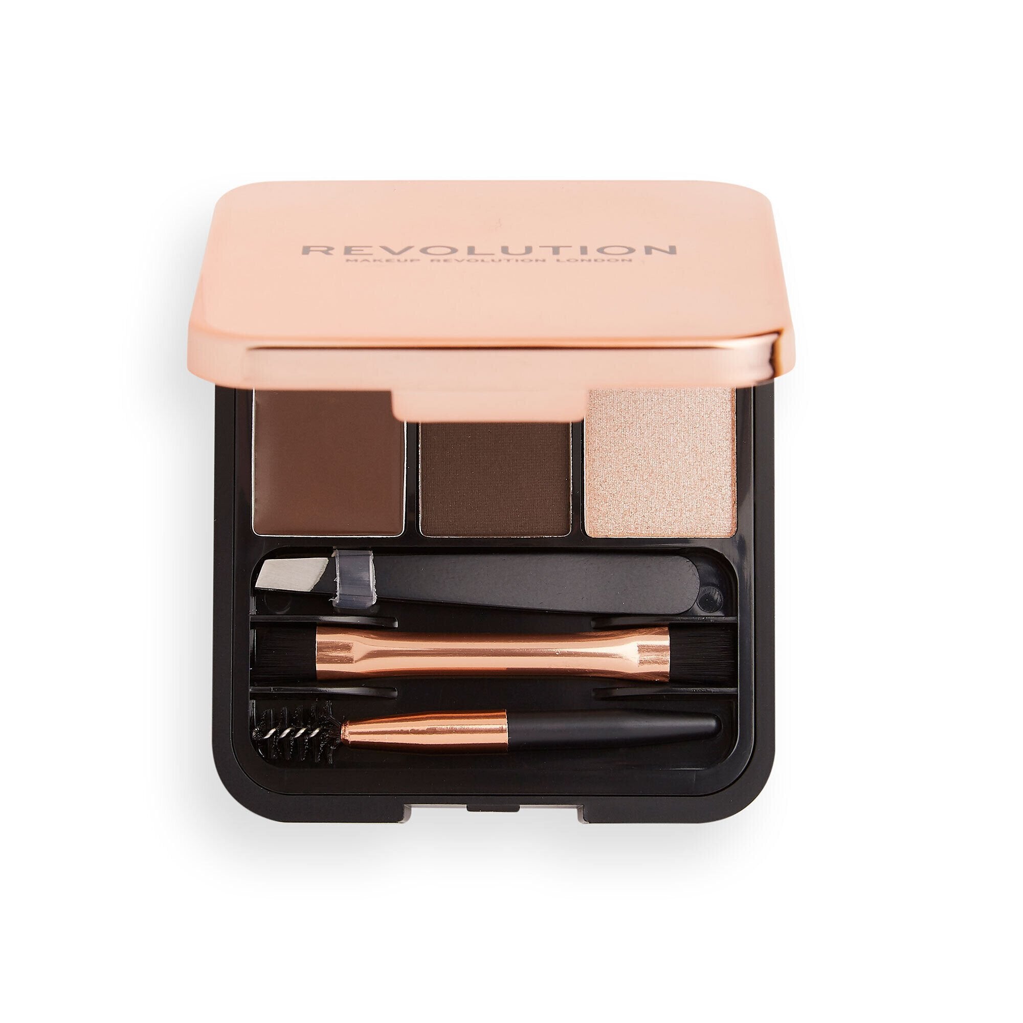 Revolution Brow Sculpt Kit Dark Brown