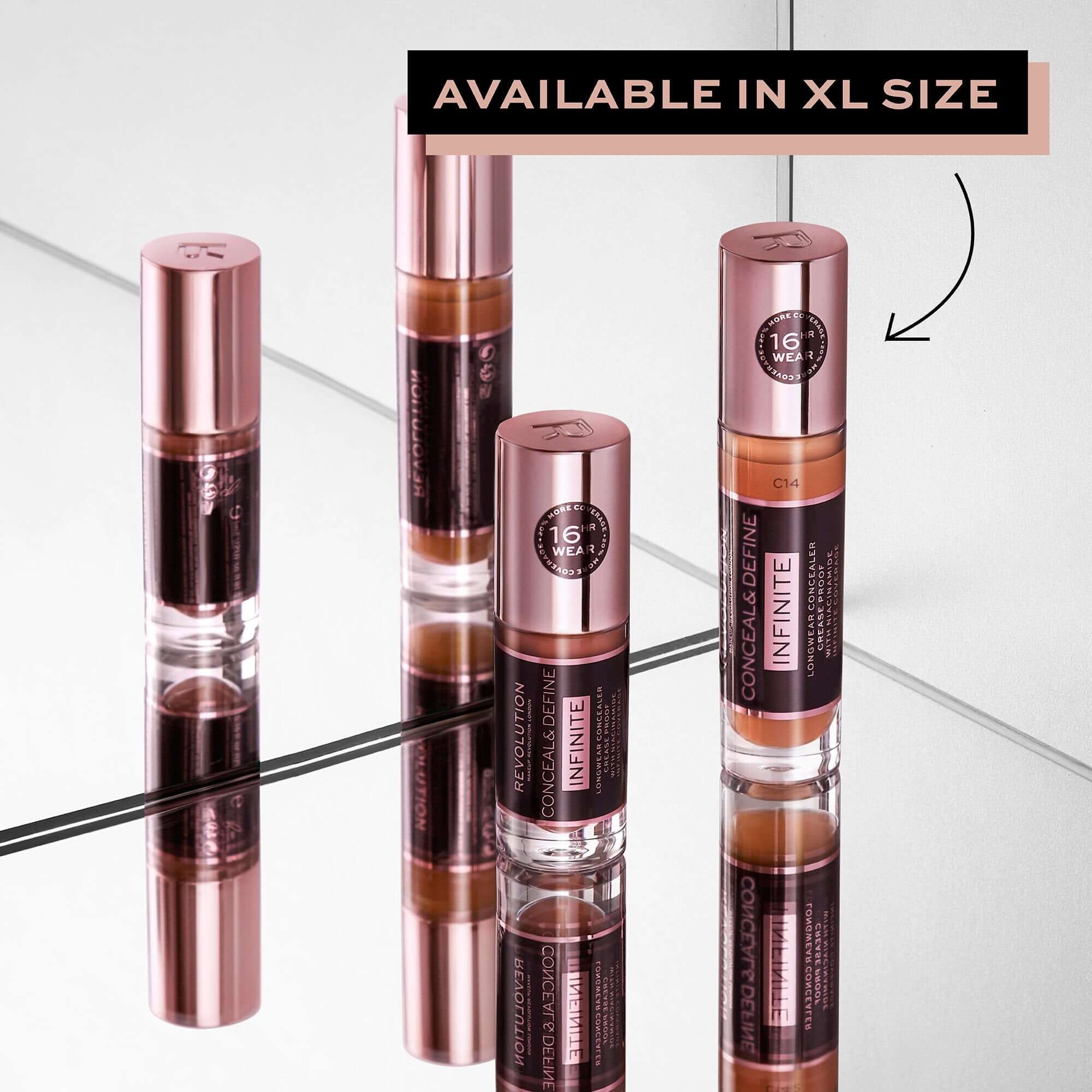 Revolution Conceal & Define Infinite Longwear Concealer (5ml)