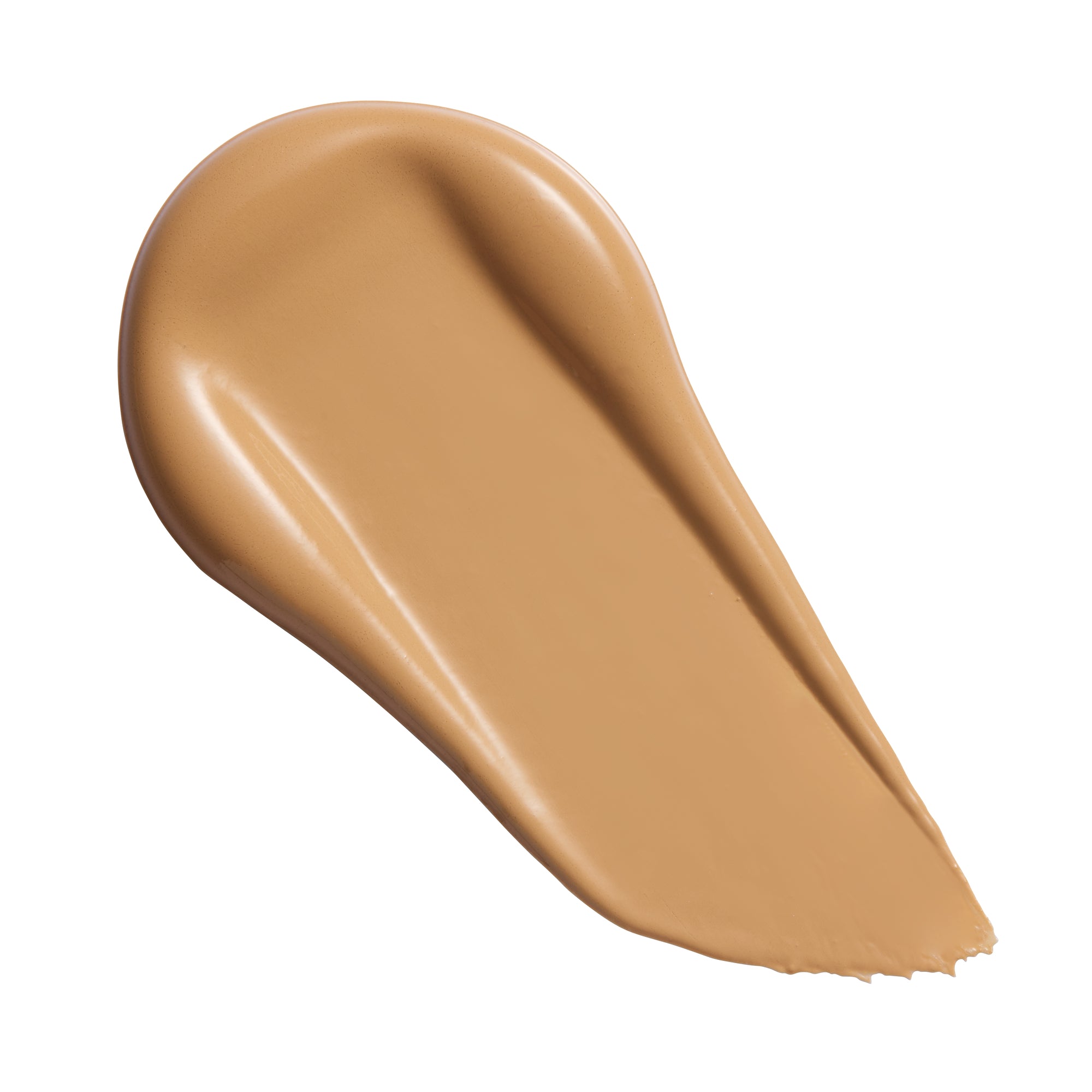 Revolution Superfix Blur Longwear Foundation creamy texture swatch displaying soft matte finish for a flawless complexion.