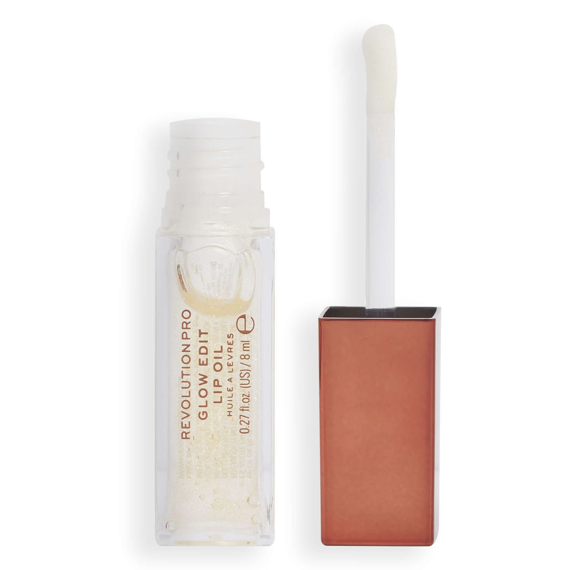 Revolution Pro Glow Edit Shimmer Lip Oil - Touch Clear