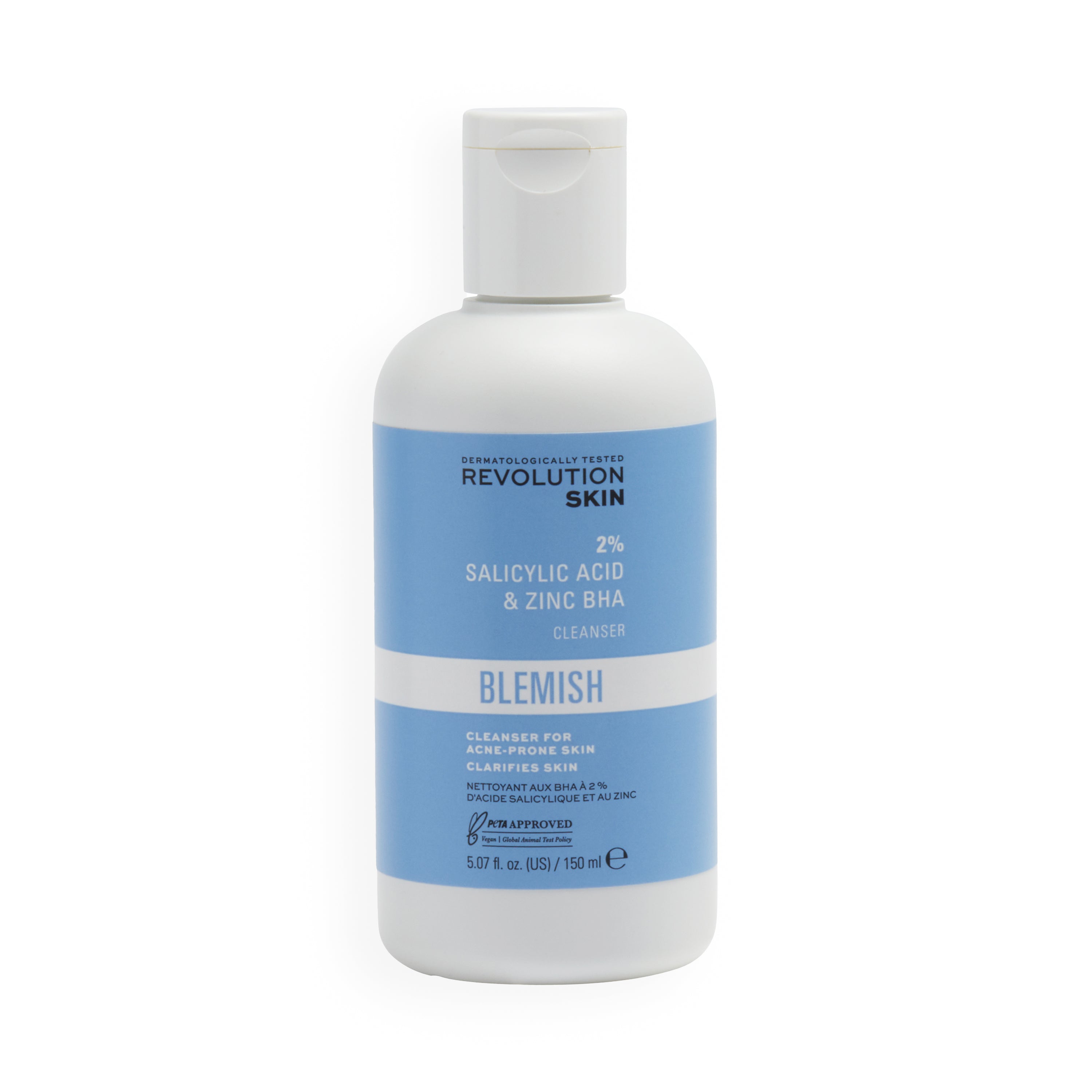 Revolution Skincare 2% Salicylic Acid & Zinc BHA Anti Blemish Cleanser