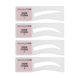 Revolution Brow Powder Stamp & Stencil Kit Medium Brown