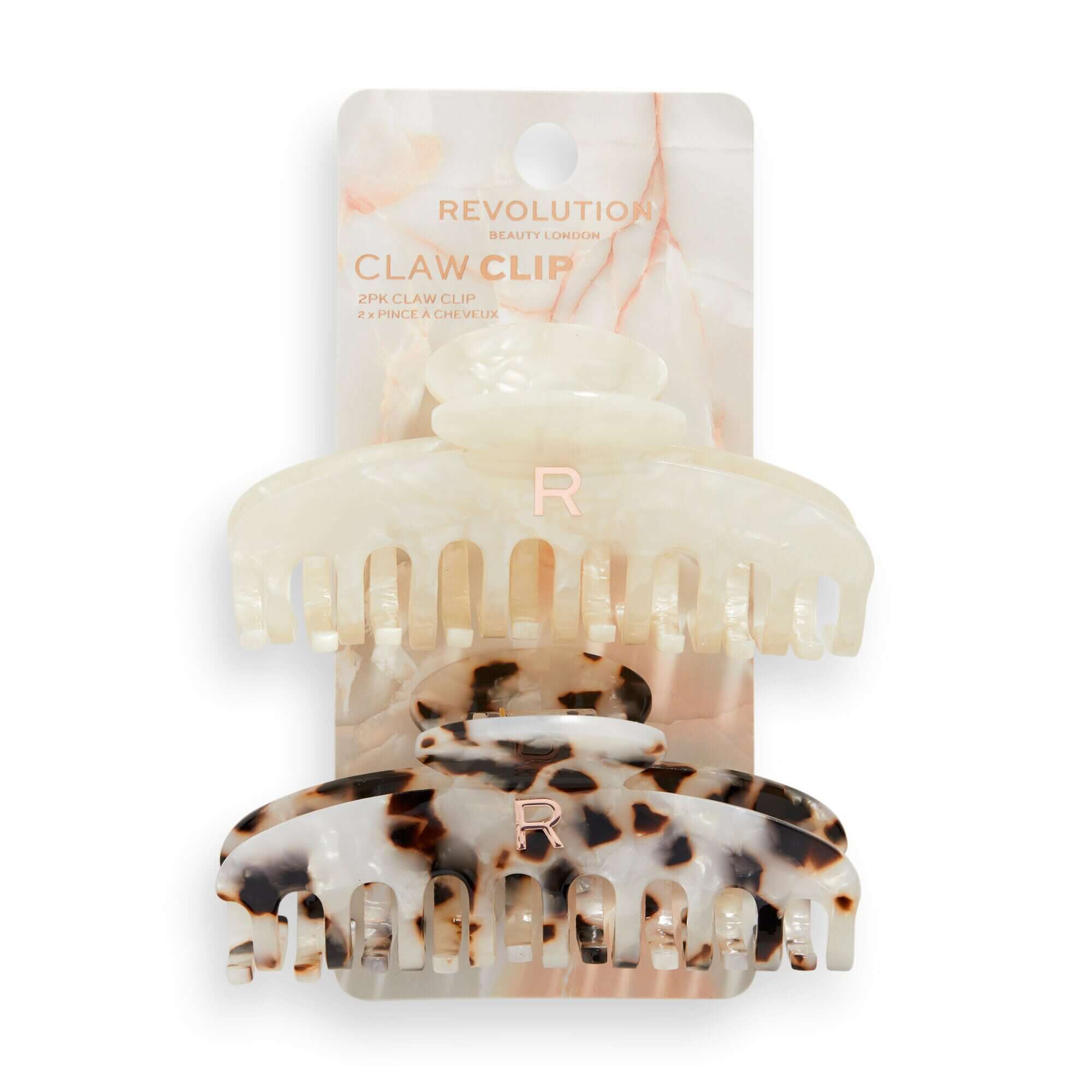 Revolution Haircare Acetate Claw Clip Tortoiseshell/Ivory