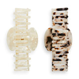 Revolution Haircare Acetate Claw Clip Tortoiseshell/Ivory