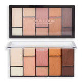 Revolution Reloaded Dimension Eyeshadow Palette Neutral Charm