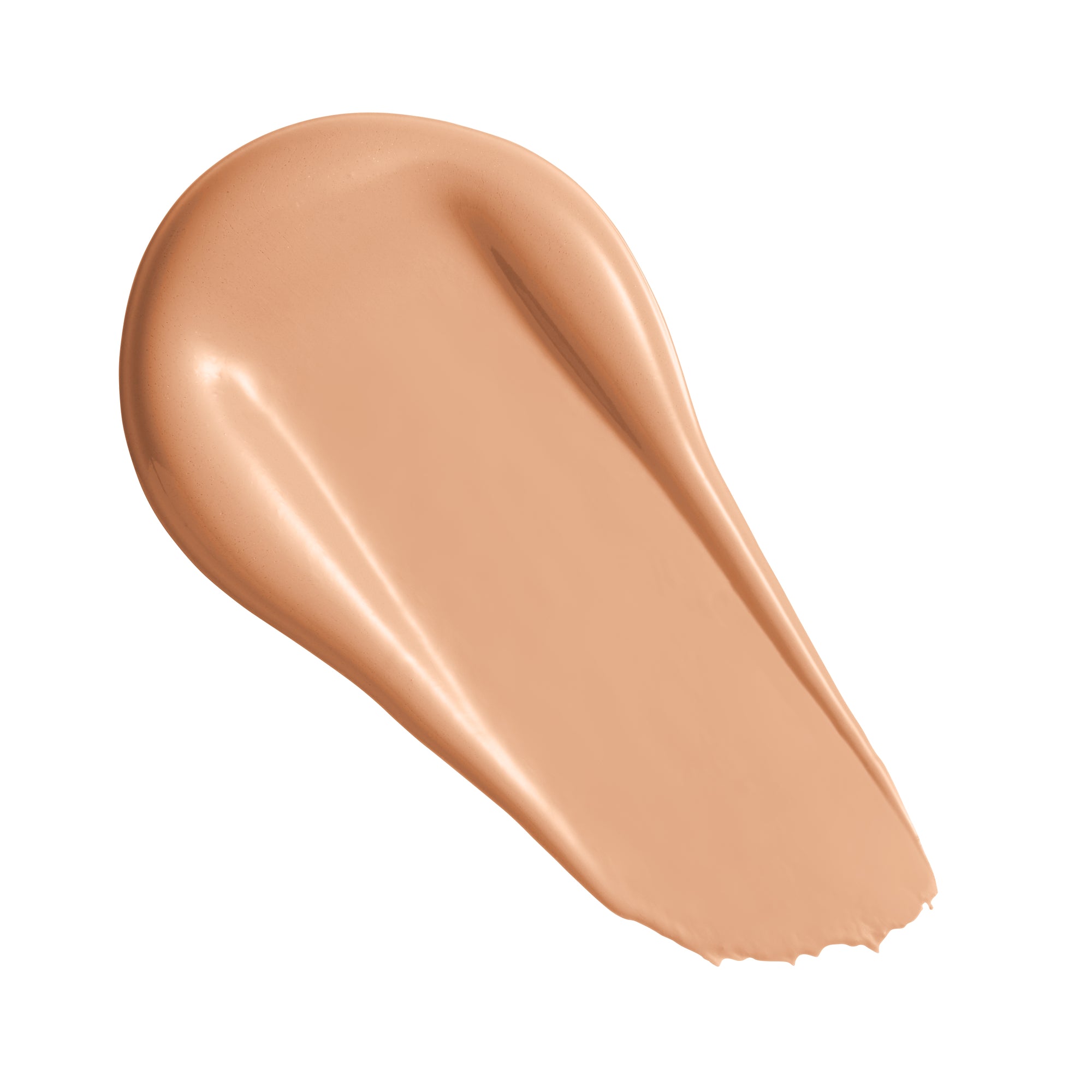 Swatch of Revolution Superfix Blur Longwear Foundation displaying a soft matte finish for skin-perfecting coverage.