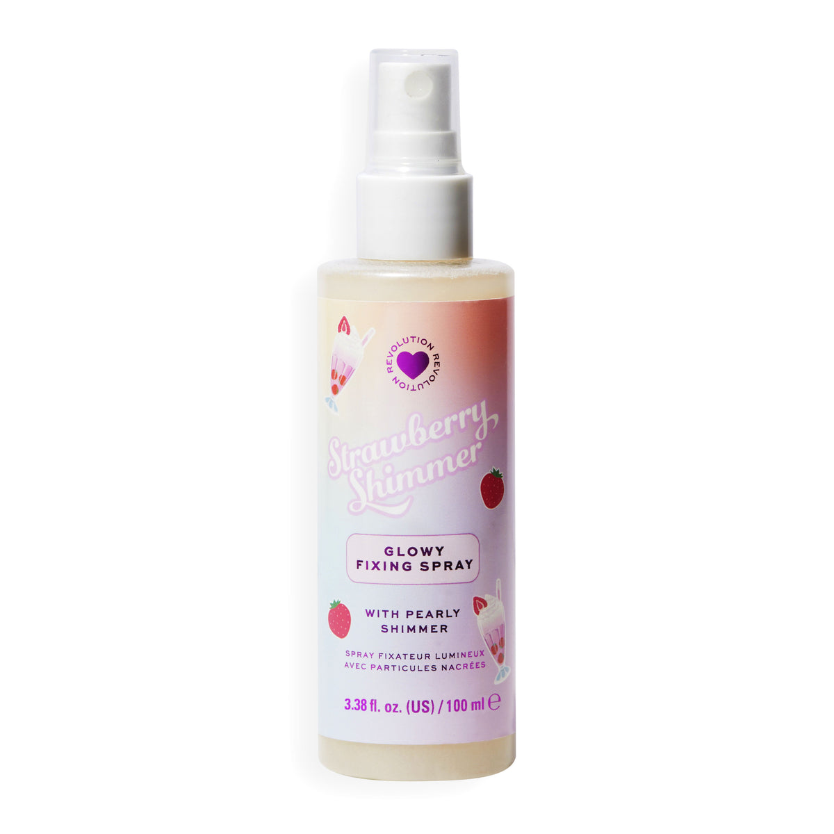 I Heart Strawberry Milkshake Glow Fixing Spray