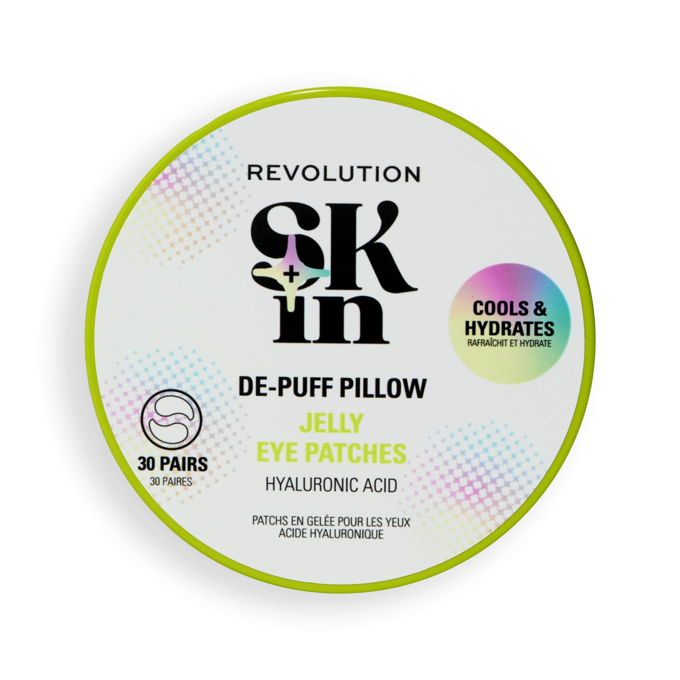 Revolution Skin De-Puff Pillow Hyaluronic Acid Jelly Eye Patches