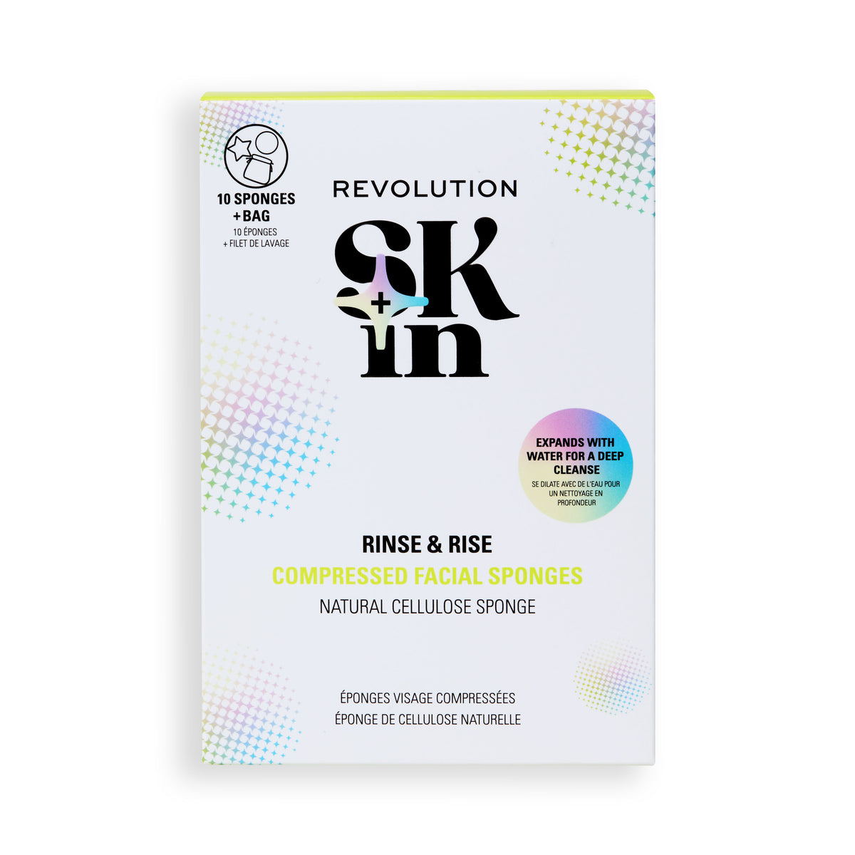 Skin Rinse & Rise Compressed Cellulose Facial Sponges