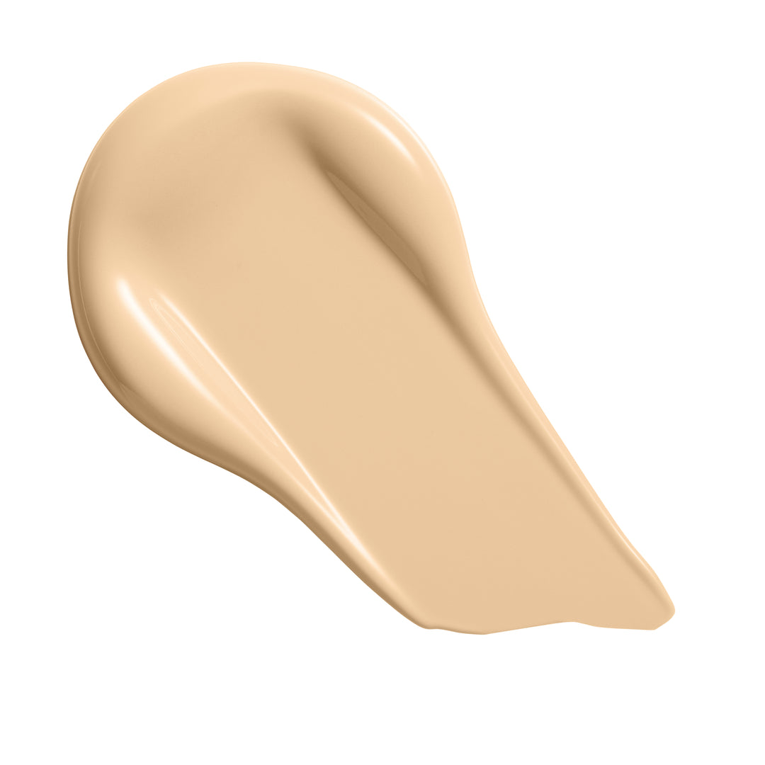 Revolution Conceal & Define Soft Matte Tube Foundation swatch displaying a smooth, soft matte finish.