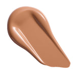 Revolution Conceal & Define Soft Matte Tube Foundation swatch in a smooth, creamy texture showcasing its full coverage formula.