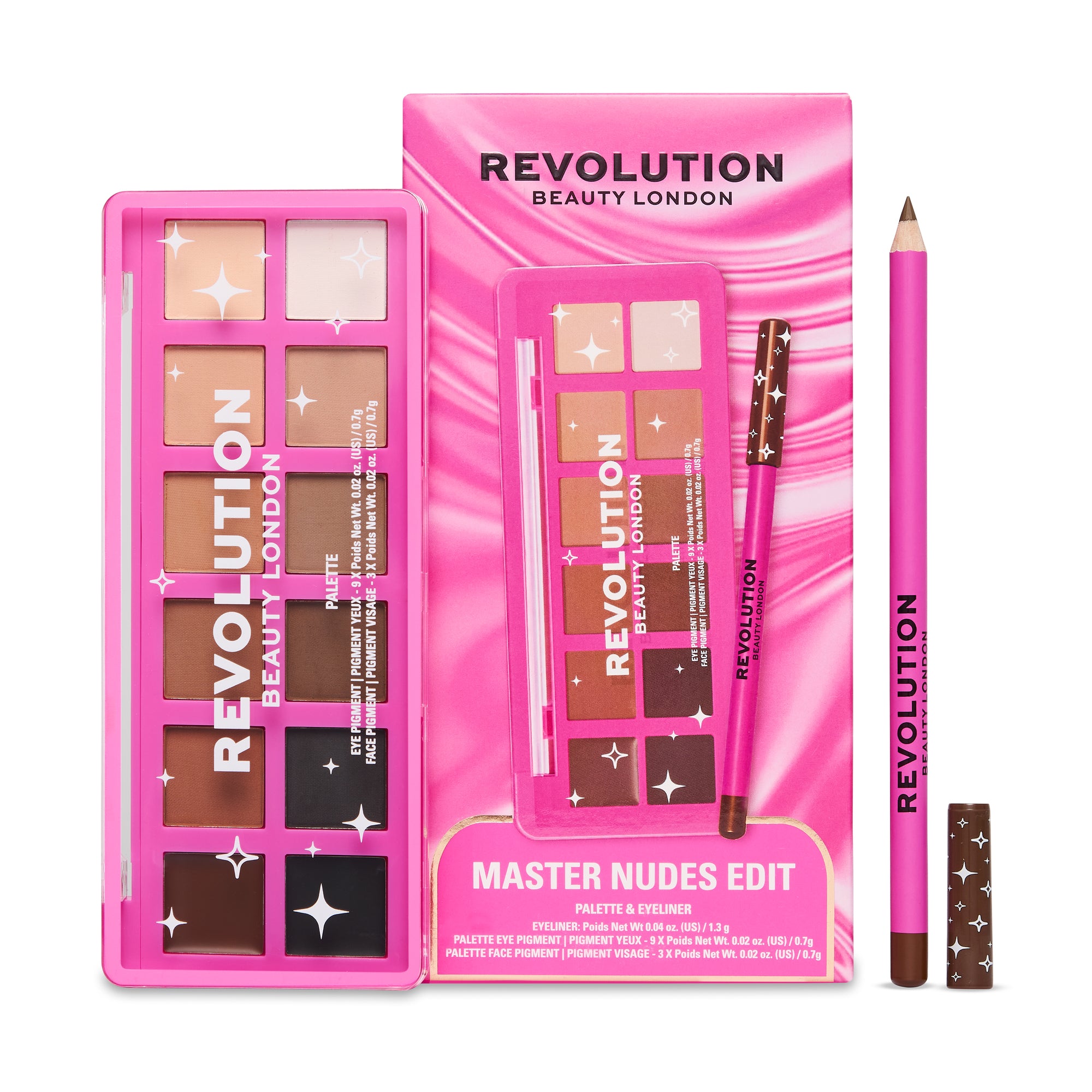 Revolution Master Nudes Edit Eyeshadow Palette Gift Set