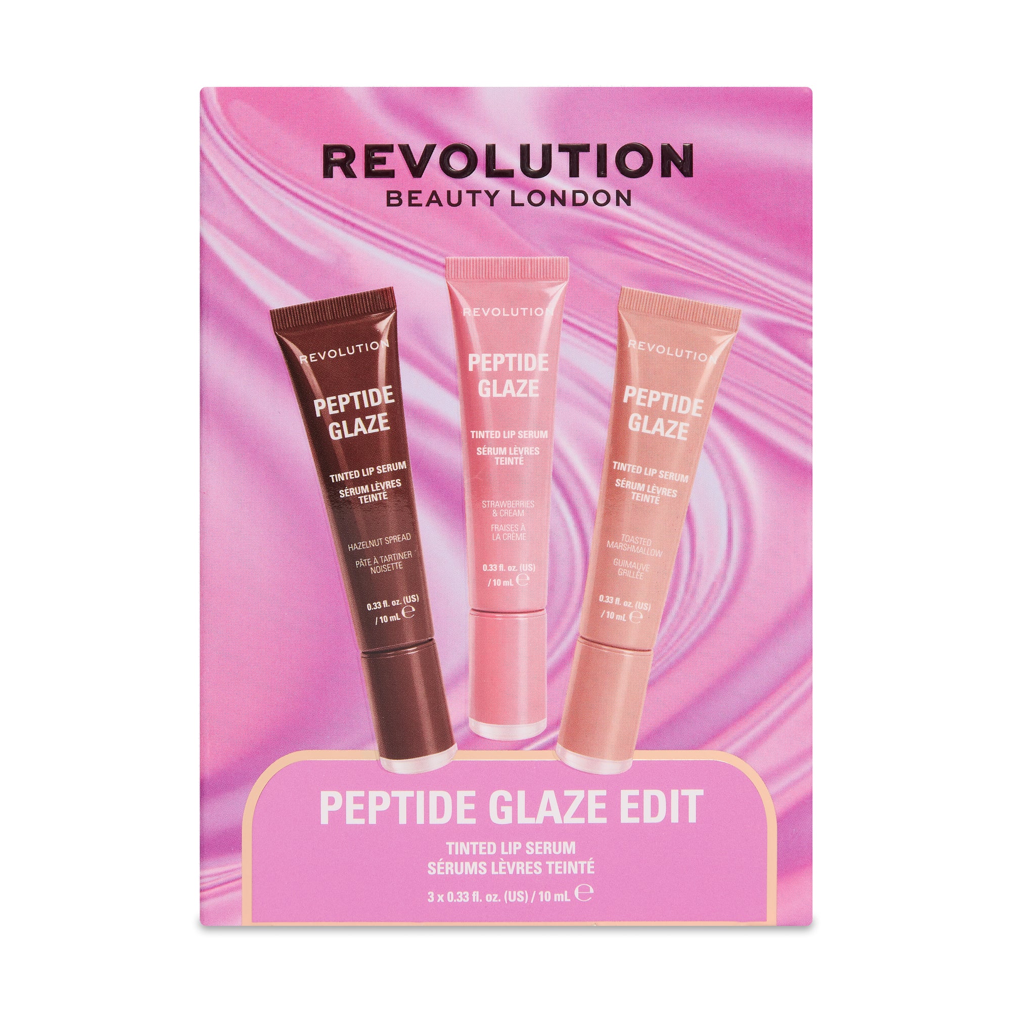 Revolution Peptide Glaze Edit Lip Balm Gift Set