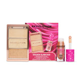 Revolution Golden Glam Lip Gloss & Highlight Duo