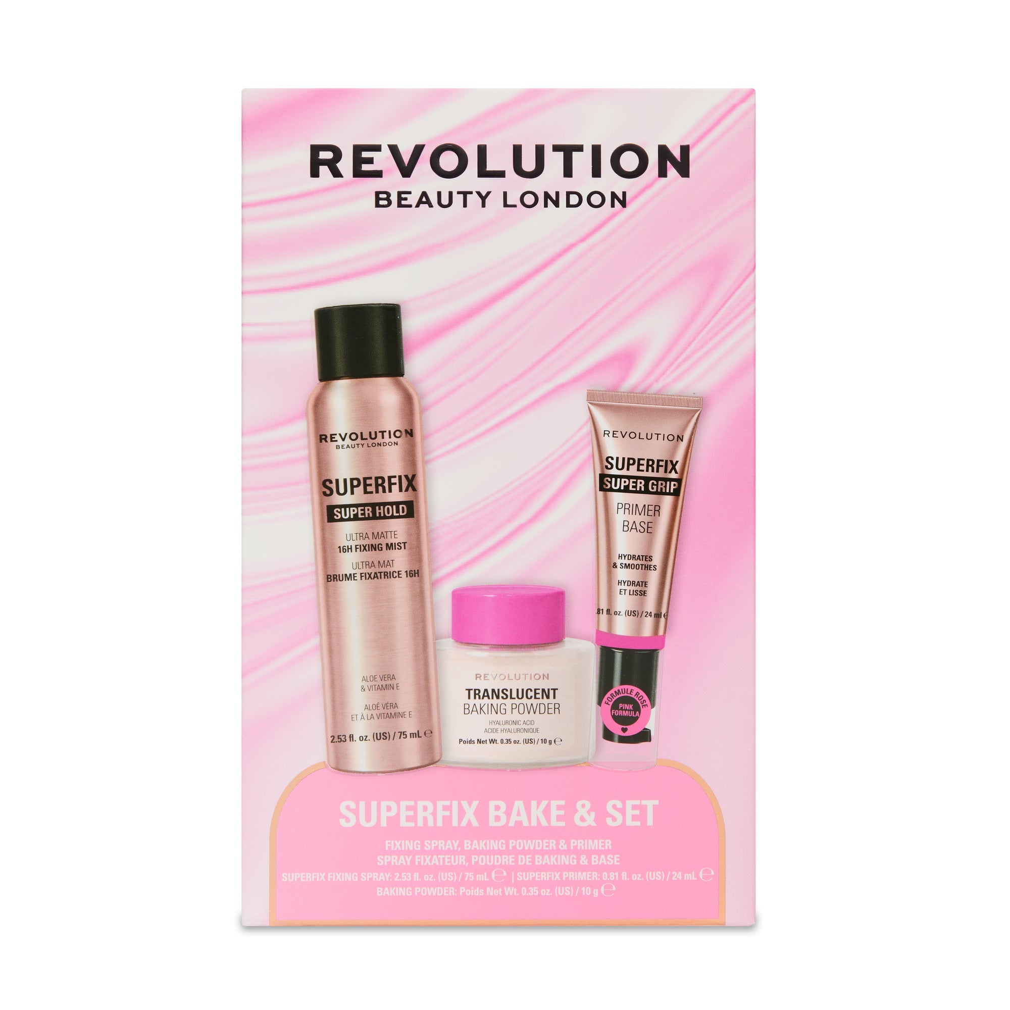 Revolution Superfix Bake & Set Makeup Gift Set