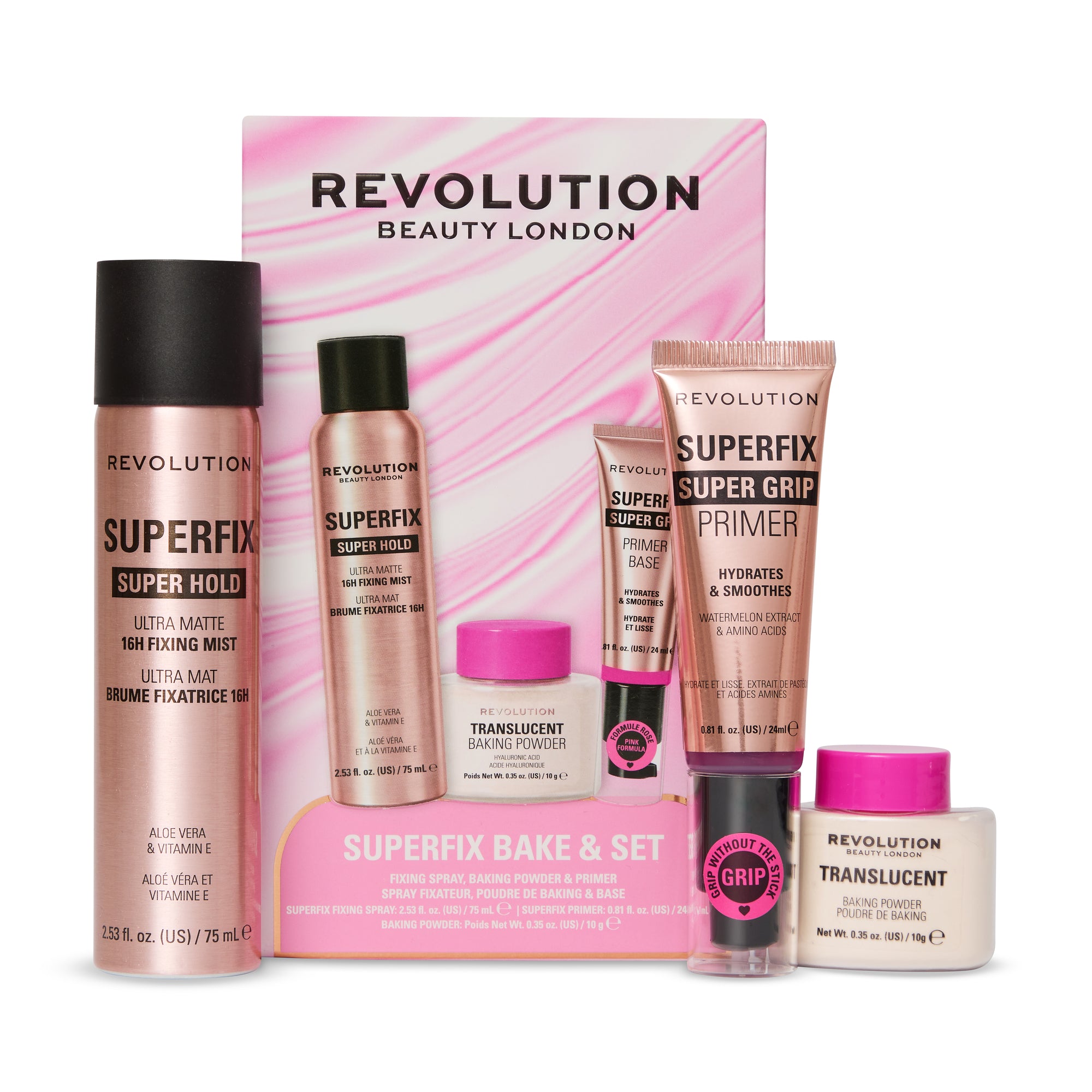 Revolution Superfix Bake & Set Makeup Gift Set
