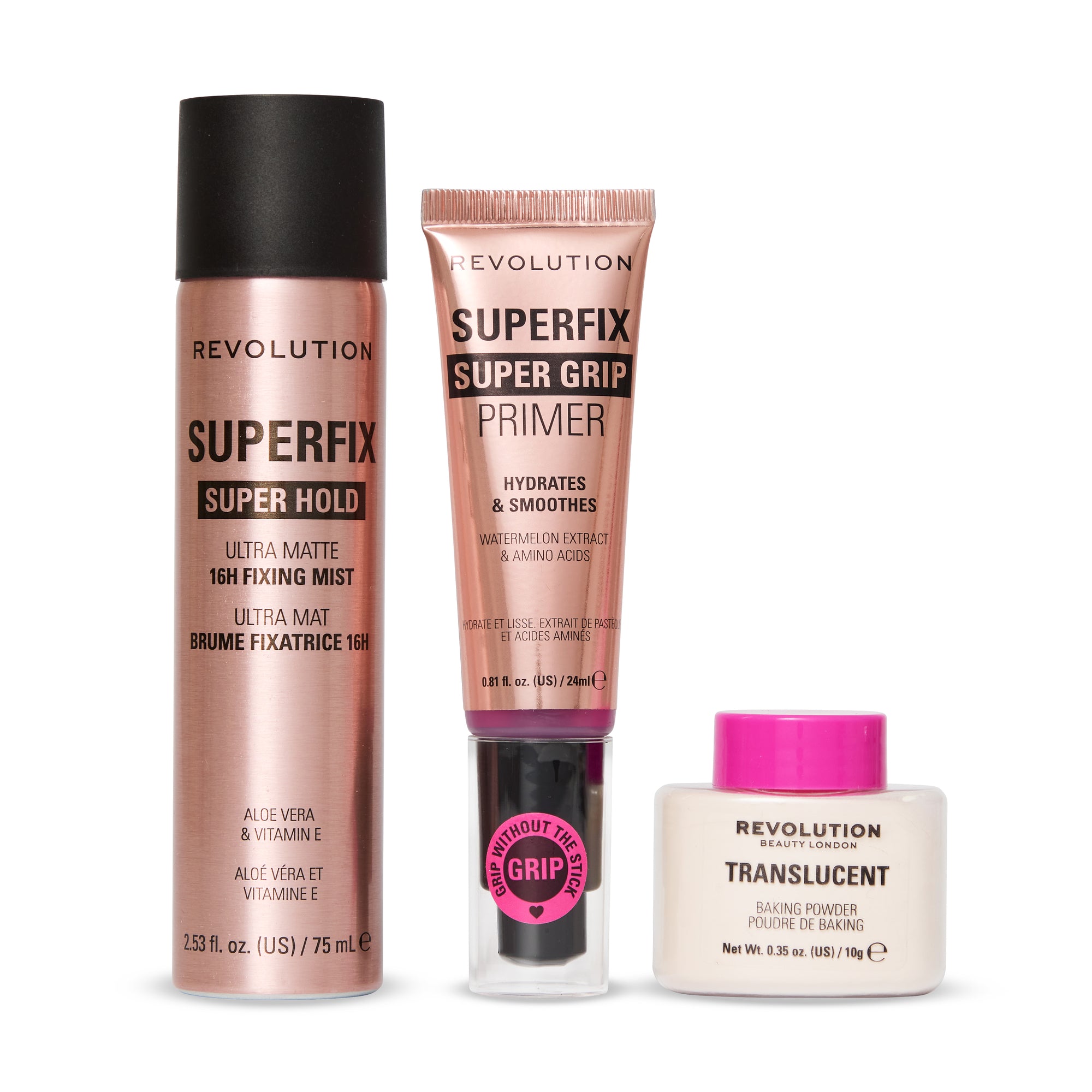 Revolution Superfix Bake & Set Makeup Gift Set