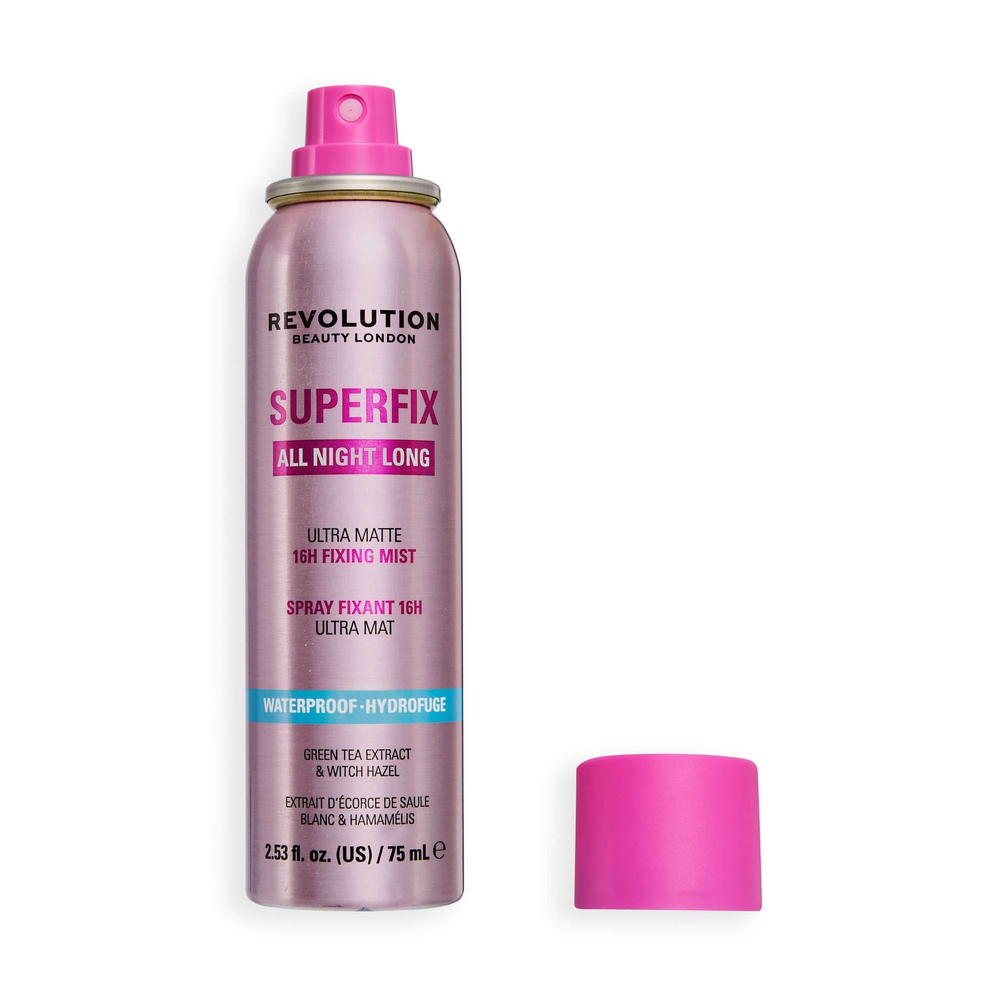 Revolution Mini Superfix All Night Long Waterproof Fixing Mist 75ml