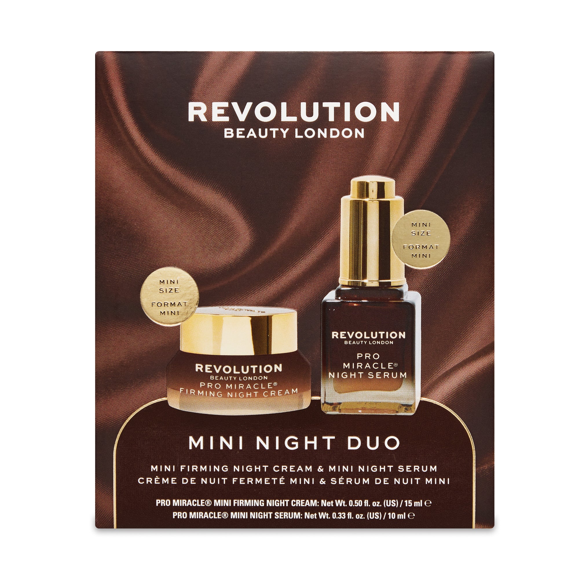 Revolution Pro Miracle Mini Night Cream & Serum Duo