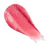 Revolution Sparkly Lip & Cheek Jelly swatch in a shimmering pink color for a radiant glow.