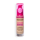 Revolution Superfix Blur Longwear Foundation in F2NC, skin-perfecting soft matte formula for breathable longwear coverage.