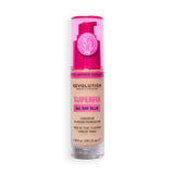 Revolution Superfix Blur Longwear Foundation in color F3N, featuring longwear coverage and soft-focus finish.