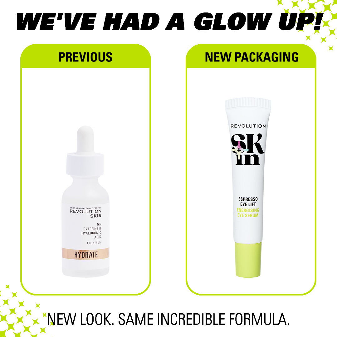 Revolution Skin Espresso Eye Lift 5% Caffeine Energising Eye Serum