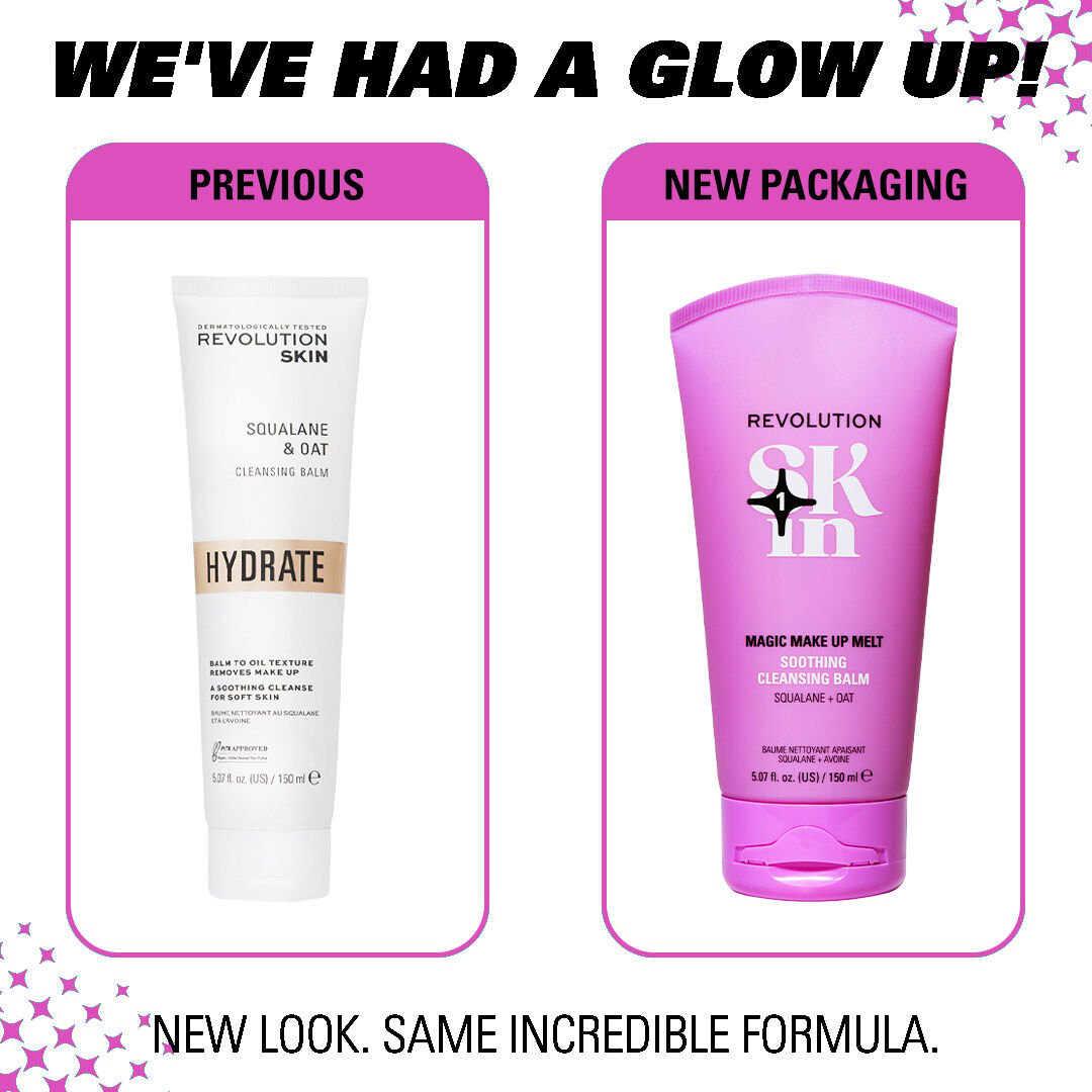 Revolution Skin Magic Make Up Melt Squalane & Oat Soothing Cleansing Balm
