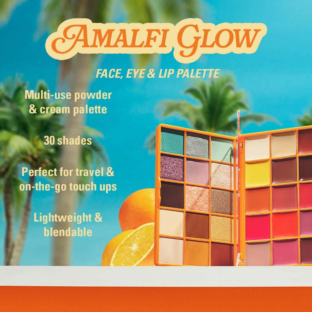 Revolution Everything Face, Eye & Lip Icon Palette Amalfi Glow