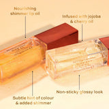 Revolution Pro Glow Edit Shimmer Lip Oil Touch Clear
