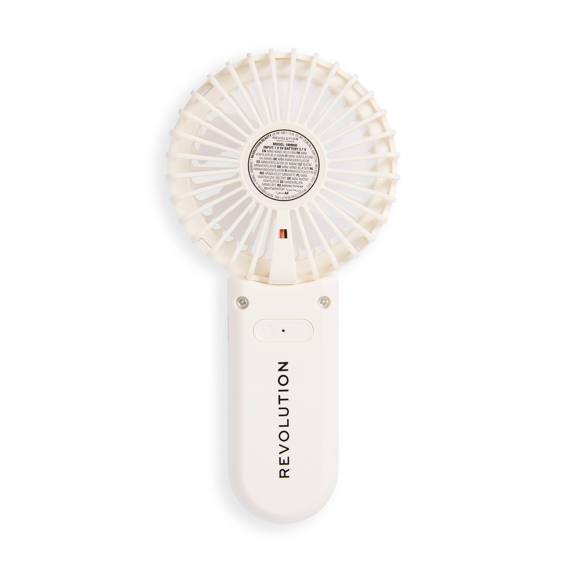 Revolution Poolside Hand Held Electric Fan White