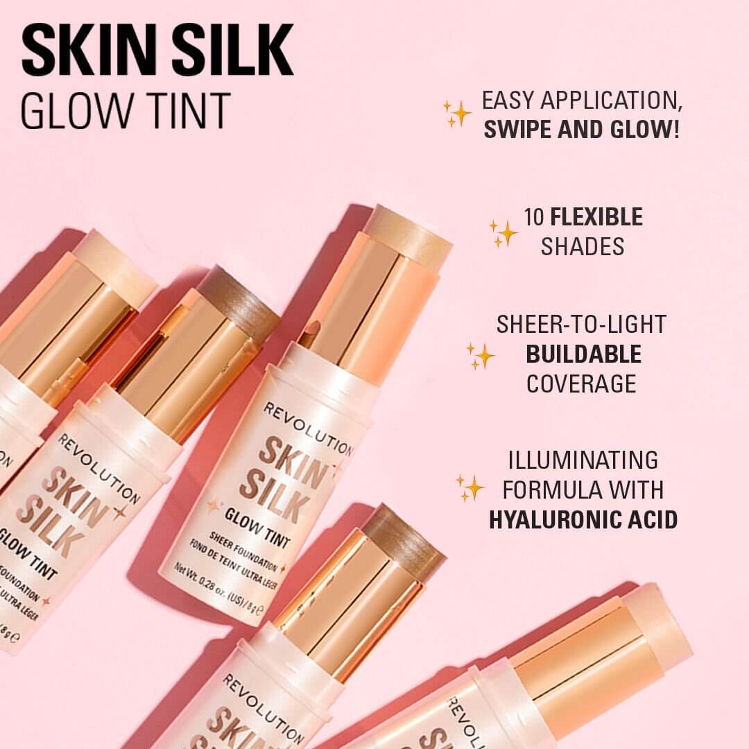 Revolution Skin Silk Glow Tint Sheer Foundation Stick