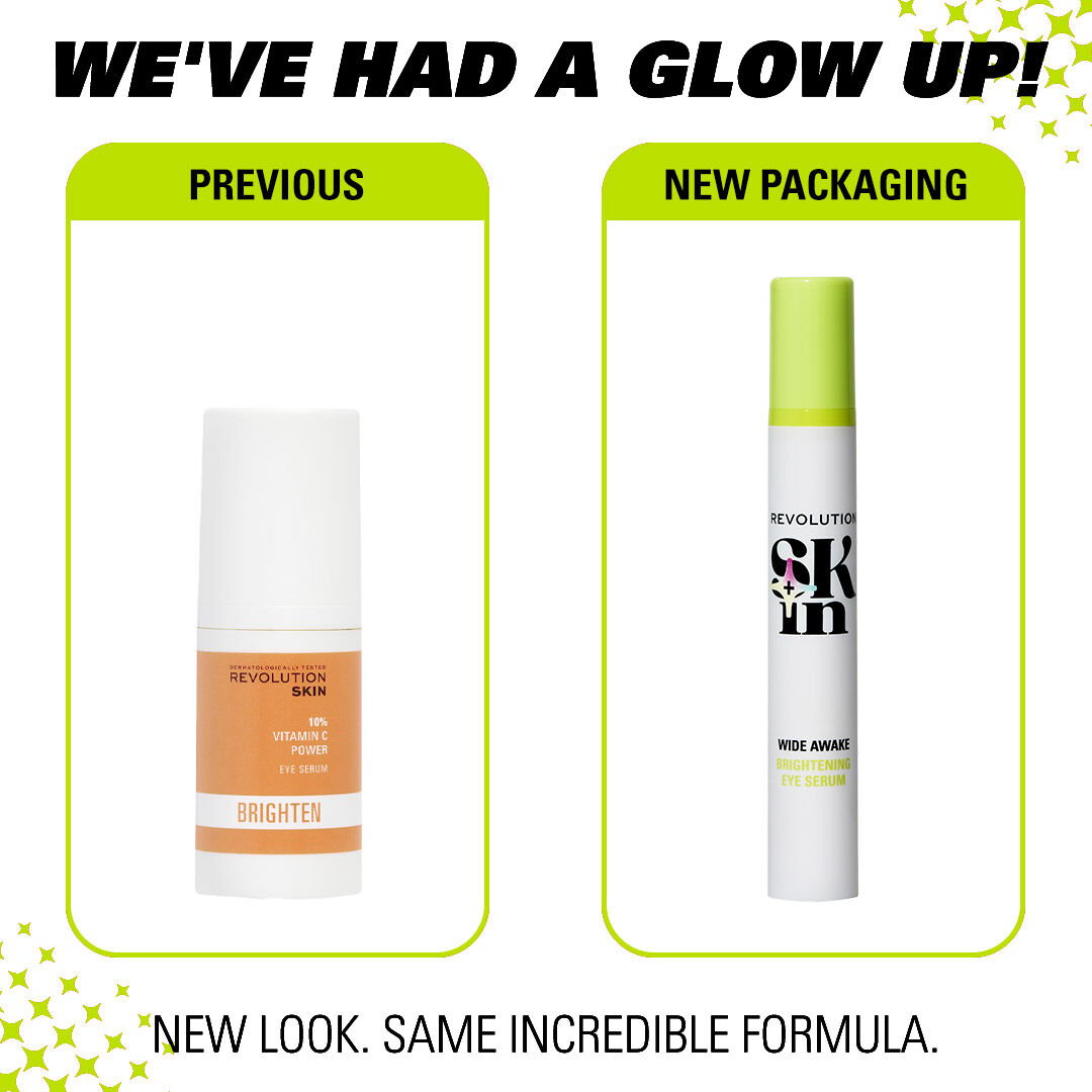 Revolution Skin Wide Awake 10% Vitamin C & Tri-Peptide Brightening Eye Serum