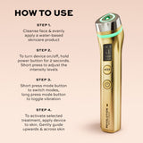 How to use Revolution Pro Miracle Pro-R LED Booster device for enhanced skincare absorption.