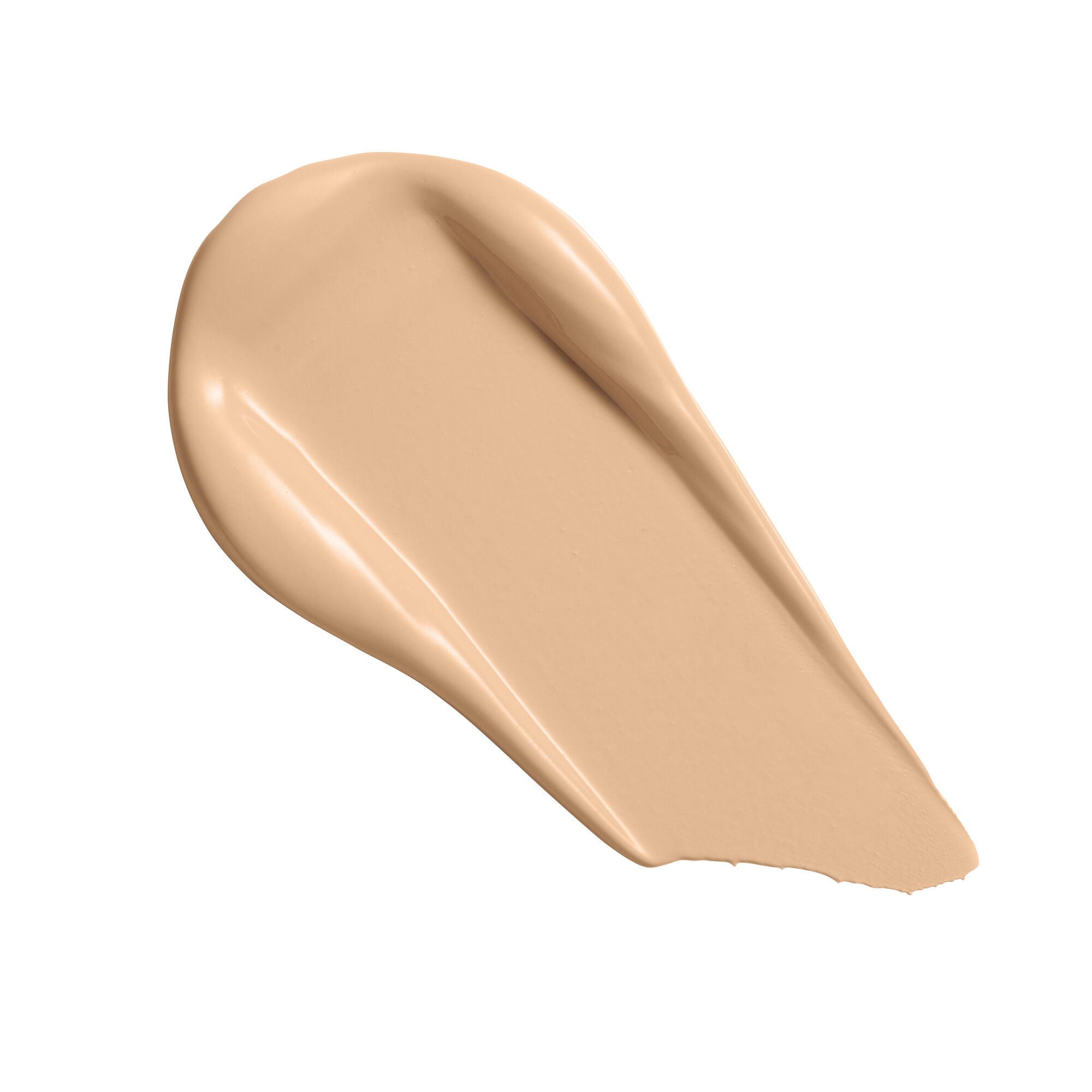 Revolution Conceal and Define Full Coverage Concealer swatch showing a creamy beige shade.