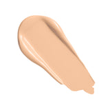 Swatch of Revolution Conceal and Define Full Coverage Concealer in a soft matte shade.
