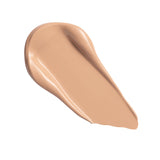 Revolution Conceal and Define Full Coverage Concealer swatch showcasing a soft matte finish in a skin-true shade.