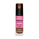 Revolution Conceal and Define Full Coverage Concealer in shade C16.7NW with a soft matte finish