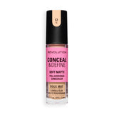 Revolution Conceal and Define Full Coverage Concealer in C3N, featuring full coverage and a soft matte finish.