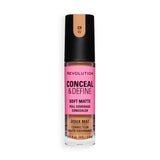 Revolution Conceal and Define Full Coverage Concealer in shade C9W with soft matte finish packaging
