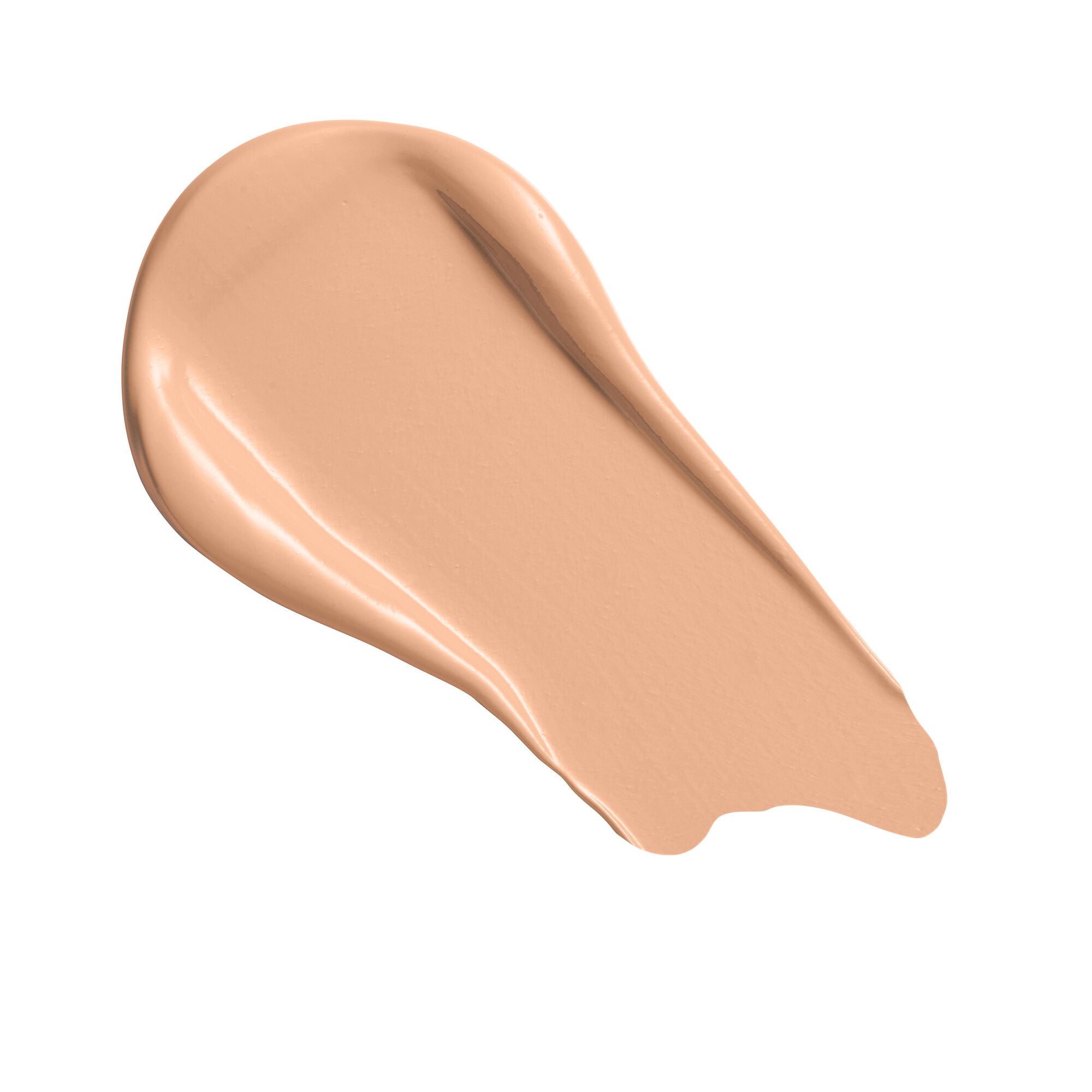 Revolution Conceal and Define Full Coverage Concealer swatch showing creamy texture in a soft beige shade.