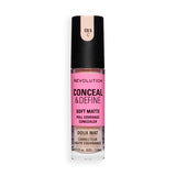 Revolution Conceal and Define Full Coverage Concealer in shade C0.5C, featuring soft matte finish and full coverage formula.