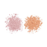 Revolution Double Baked Loose Baking Powder in pink and orange shades for a flawless finish and shine control.