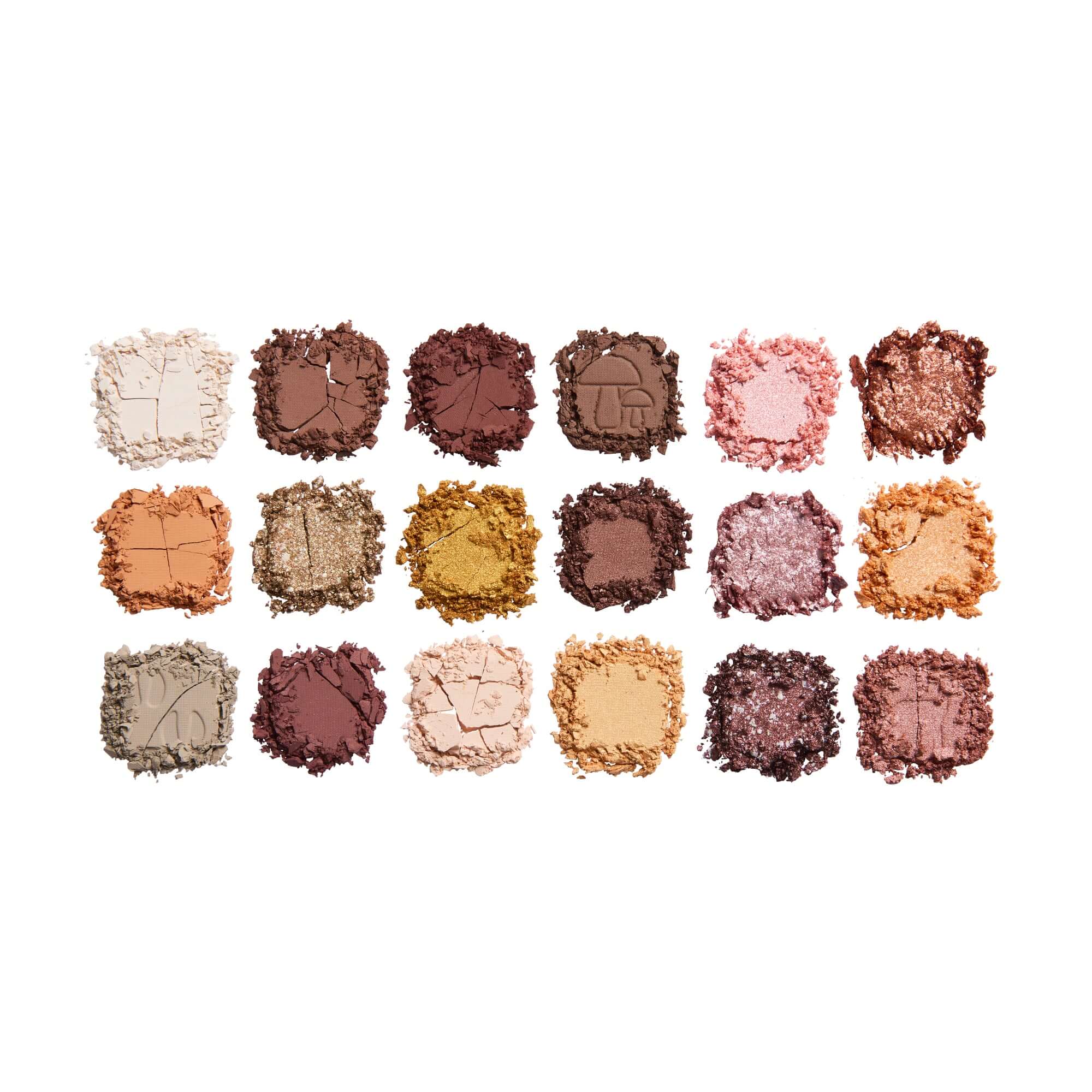Revolution Forever Flawless Doe Eyes Eyeshadow Palette showcasing a range of warm, wearable shades for soft glam.
