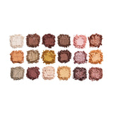 Revolution Forever Flawless Doe Eyes Eyeshadow Palette showcasing a range of warm, wearable shades for soft glam.