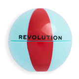Revolution Inflatable Glow Lip & Cheek Tint in Cherry Cola Punch, playful bouncy jelly texture, hydrating formula.