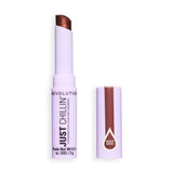 Revolution Just Chillin' Cooling Shadow Stick in Molten Mocha shade with packaging displayed.