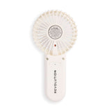 Revolution Poolside Hand Held Electric Fan White, a lightweight and portable fan perfect for staying cool on the go.