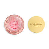 Revolution Pro Miracle PDRN + Peptide Plumping Capsule Cream with pink capsules in jar.