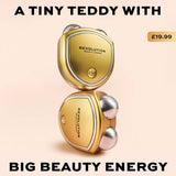 Revolution Pro Miracle The Teddy Toner Gold, a tiny skincare device with beauty energy.